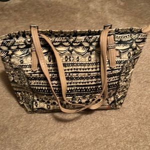 Sakroots Peace shoulder tote